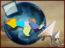 MENA satellite coverage globe