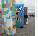 Berlin Wall dominoes