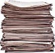 big stack of newspapers