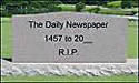 newspapers buried